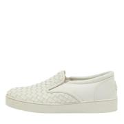 Pre-owned Fabric sneakers Bottega Veneta Vintage , White , Dames