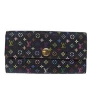 Pre-owned Canvas wallets Louis Vuitton Vintage , Multicolor , Dames