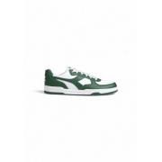 Groene sportieve sneakers met rubberen zool Diadora , Green , Heren