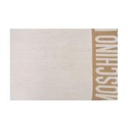 Beige Sjaal Aw24 Dames Accessoires Moschino , Beige , Dames