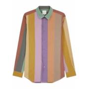 Regenboog Streep Overhemd Paul Smith , Multicolor , Heren