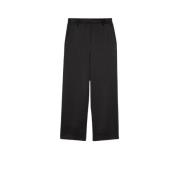 Monza Cropped Broek Max Mara , Black , Dames