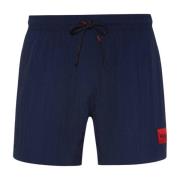 Sneldrogende heren zwemshorts Hugo Boss , Blue , Heren