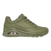 Actieve damessneakers met geheugenschuim Skechers , Green , Dames