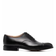 Zwarte Leren Oxford Schoen Church's , Black , Heren