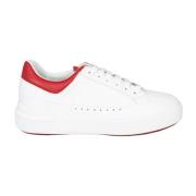 Klassieke Veterschoenen Geox , White , Dames