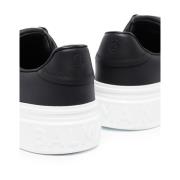 Zwart Wit Kalf Sneaker Balmain , Black , Dames