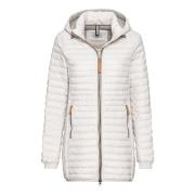 Gewatteerde jas met capuchon Camel Active , White , Dames