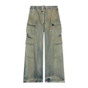 Jeans Double Bargo Jumbo Belas Rick Owens , Blue , Heren