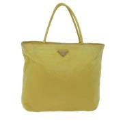 Pre-owned Fabric prada-bags Prada Vintage , Yellow , Dames