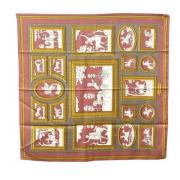 Pre-owned Silk scarves Hermès Vintage , Multicolor , Dames