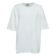 Pre-owned Fabric tops Hermès Vintage , White , Heren