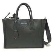 Pre-owned Leather totes Prada Vintage , Black , Dames