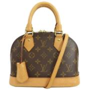 Pre-owned Canvas handbags Louis Vuitton Vintage , Brown , Dames