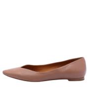 Pre-owned Leather flats Chloé Pre-owned , Beige , Dames