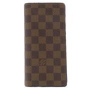 Pre-owned Canvas wallets Louis Vuitton Vintage , Brown , Dames