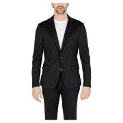 Stijlvolle Zwarte Blazer met Zakken Antony Morato , Black , Heren