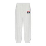 Sweatpants met logo Sporty & Rich , Gray , Dames