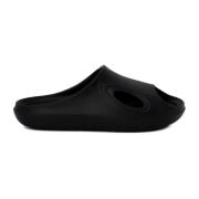 Zwarte rubberen zool herenslippers Antony Morato , Black , Heren