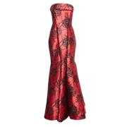 Pre-owned Fabric dresses Carolina Herrera Pre-owned , Red , Dames