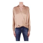 Beige Wrap Shirt Ralph Lauren , Beige , Dames