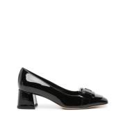 Zwarte Lakleren Loafer met Kwastje Tod's , Black , Dames