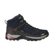 Suède Waterdichte Schoenen met Clima Protect® CMP , Blue , Heren