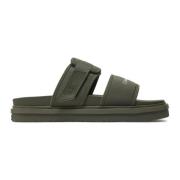 Stijlvolle Groene Clip-Sandalen Calvin Klein Jeans , Green , Heren