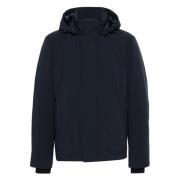 Blauwe Stretch Jas Woolrich , Blue , Heren