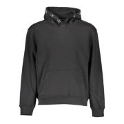 Zwarte Sweatshirt met Lange Mouwen en Logo Print Calvin Klein , Black ...