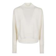 Witte Sweater Aw24 Regular Fit Pinko , White , Dames