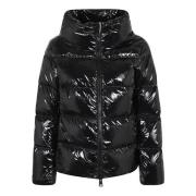 Zwarte jas voor vrouwen Aw24 Herno , Black , Dames