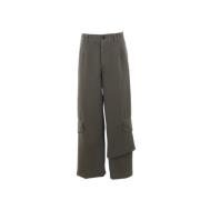 Cargo Broek Grijs Dries Van Noten , Gray , Heren