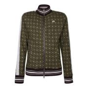 Groene Jacquard Blazer Wales Bonner , Green , Heren