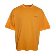 Artistieke Print Boxy Fit T-Shirt Marni , Orange , Heren