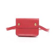 Pre-owned Leather hermes-bags Hermès Vintage , Red , Dames