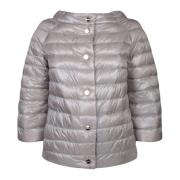 Chique Zwarte A-Vorm Jas Herno , Beige , Dames