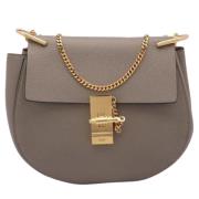 Pre-owned Leather shoulder-bags Chloé Pre-owned , Gray , Dames