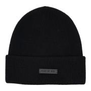 Zwarte Cashmere Beanie Hoed Fear Of God , Black , Heren