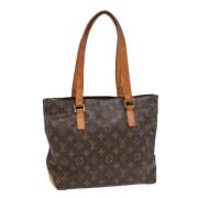 Pre-owned Canvas totes Louis Vuitton Vintage , Brown , Dames