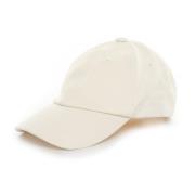 Six-Panel Cap met Verstelbare Achterkant Jacquemus , Beige , Heren