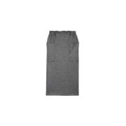 Flanellen Midi Rok Luisa Cerano , Gray , Dames