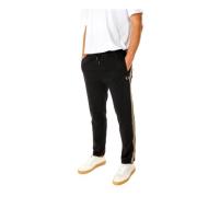 Sporty Crochet Tape Track Pants Fred Perry , Black , Heren