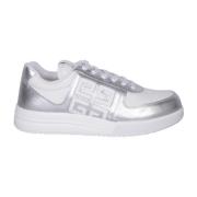 Metallic Sneakers Ss24 Givenchy , White , Heren