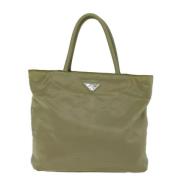 Pre-owned Canvas totes Prada Vintage , Green , Dames