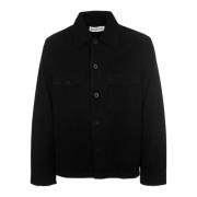 Klassieke Overshirt Avond Coach Jas Our Legacy , Black , Heren