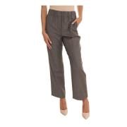 Stijlvolle Broek voor Dagelijks Gebruik Max Mara Weekend , Gray , Dame...