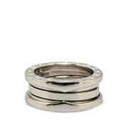 Pre-owned White Gold rings Bvlgari Vintage , Gray , Dames