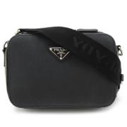 Pre-owned Fabric shoulder-bags Prada Vintage , Black , Dames