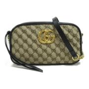 Pre-owned Canvas gucci-bags Gucci Vintage , Beige , Dames